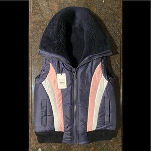 NWT $1100 Coach Shearling Revisable Vest